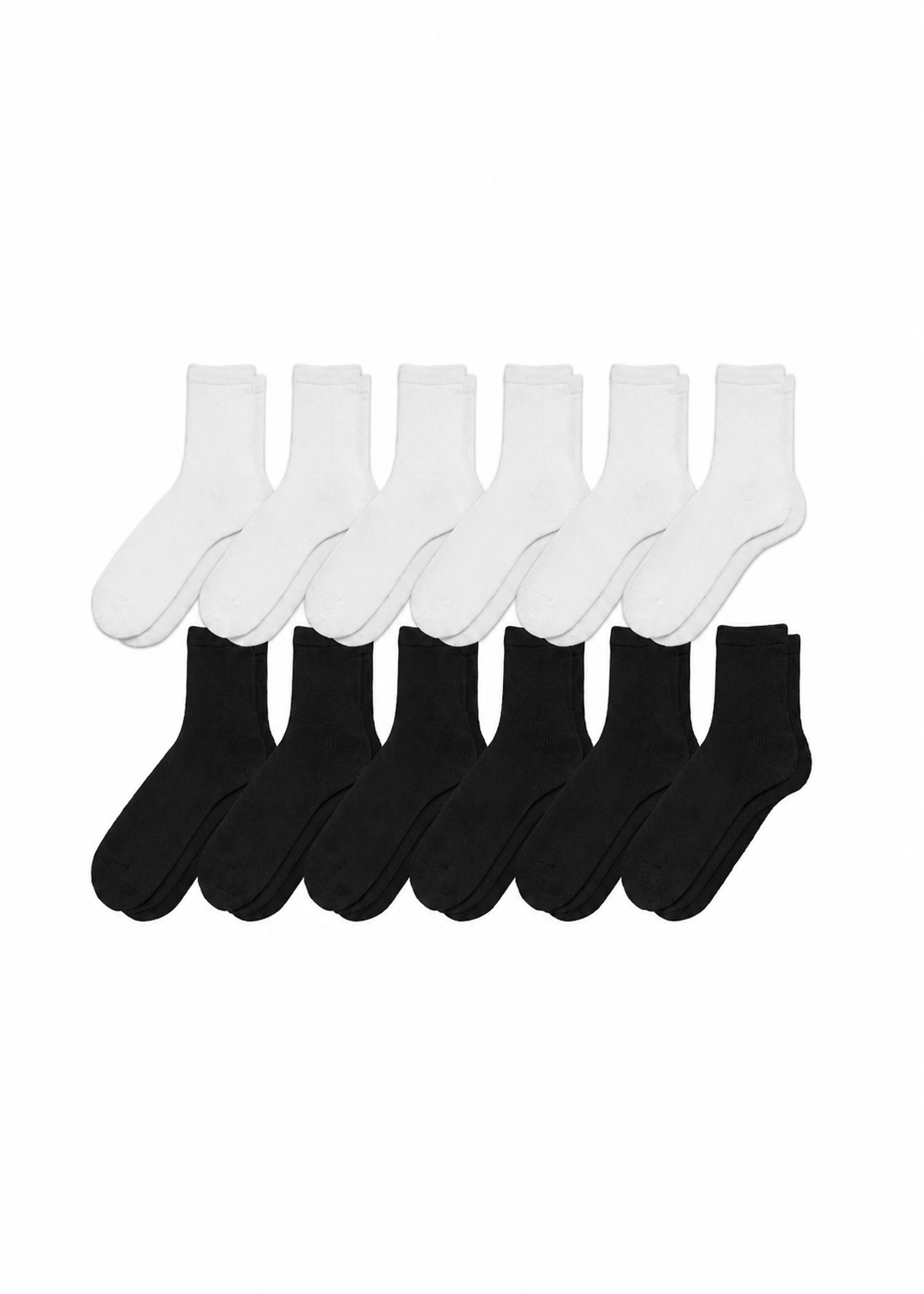 12-Pack Men's Hemp Crew Socks