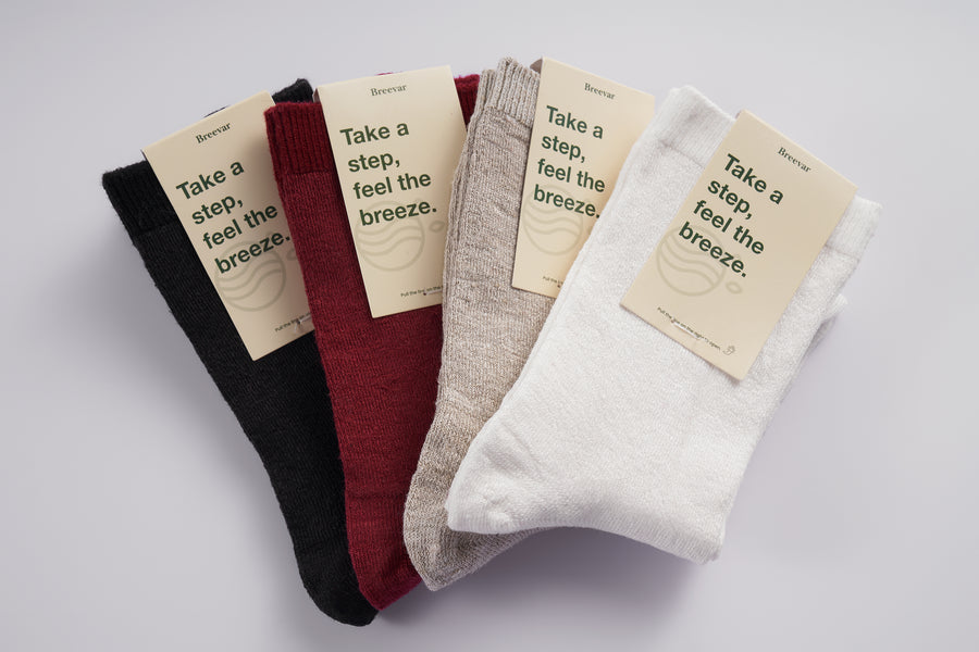 2-Pack Hemp Crew Socks