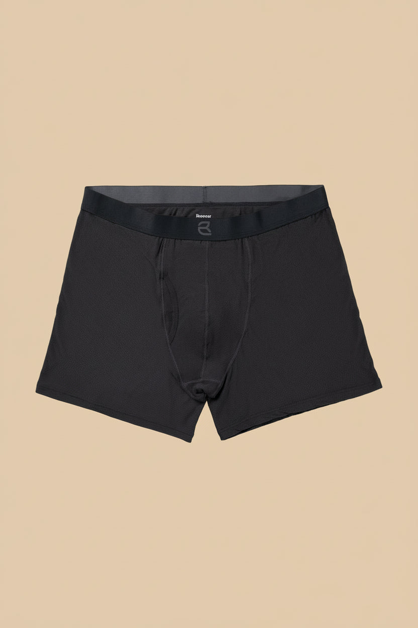 breevar mesh modal all day boxer brief black