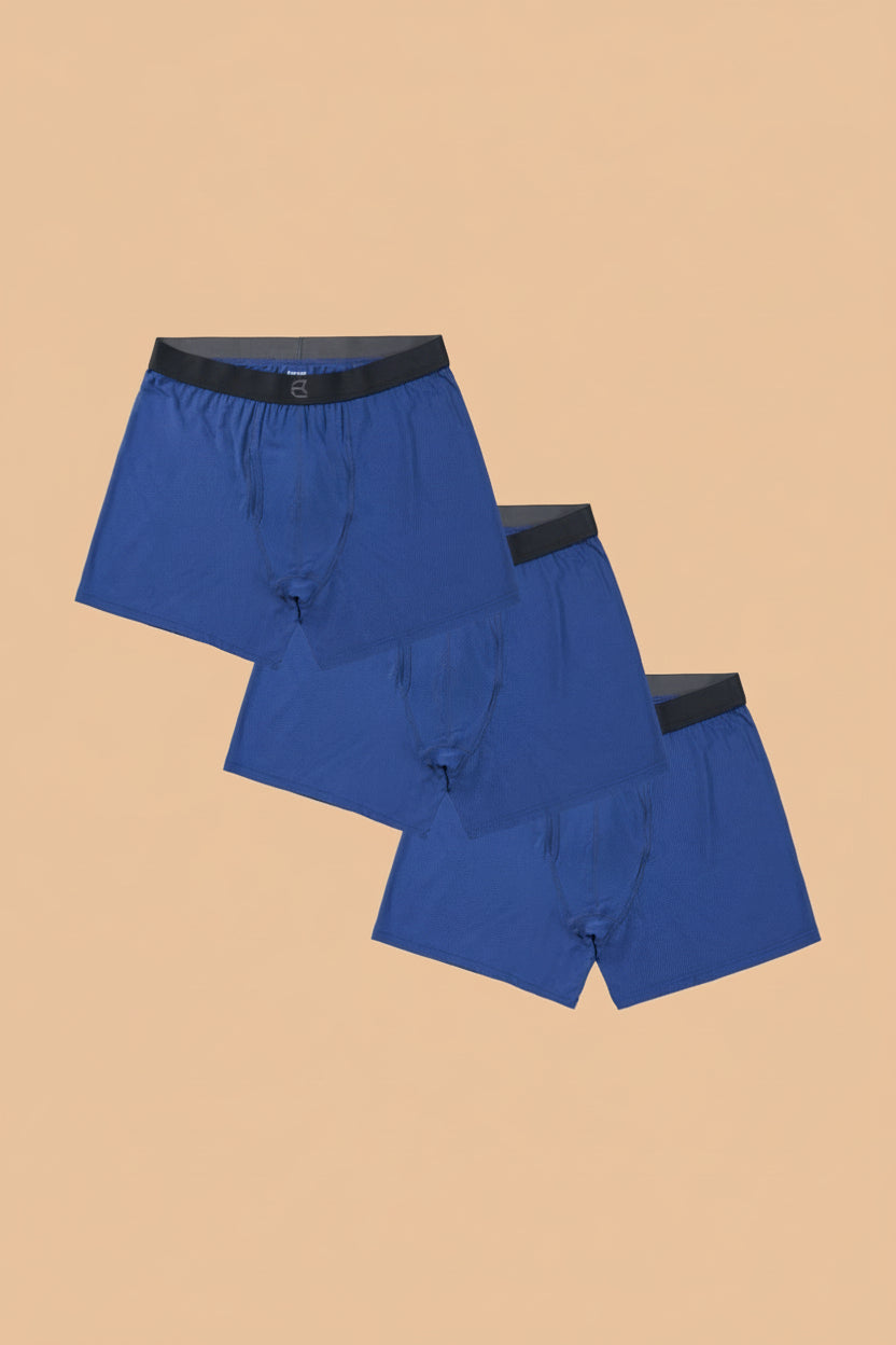 breevar mens mesh all-day boxer brief blue 3-pack