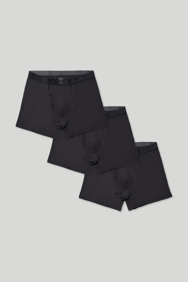 breevar mesh modal all day boxer brief black
