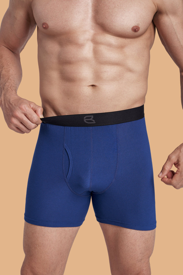 Breevar Men's Mesh Modal Underwear Blue Breevar Mesh All-Day Underwear