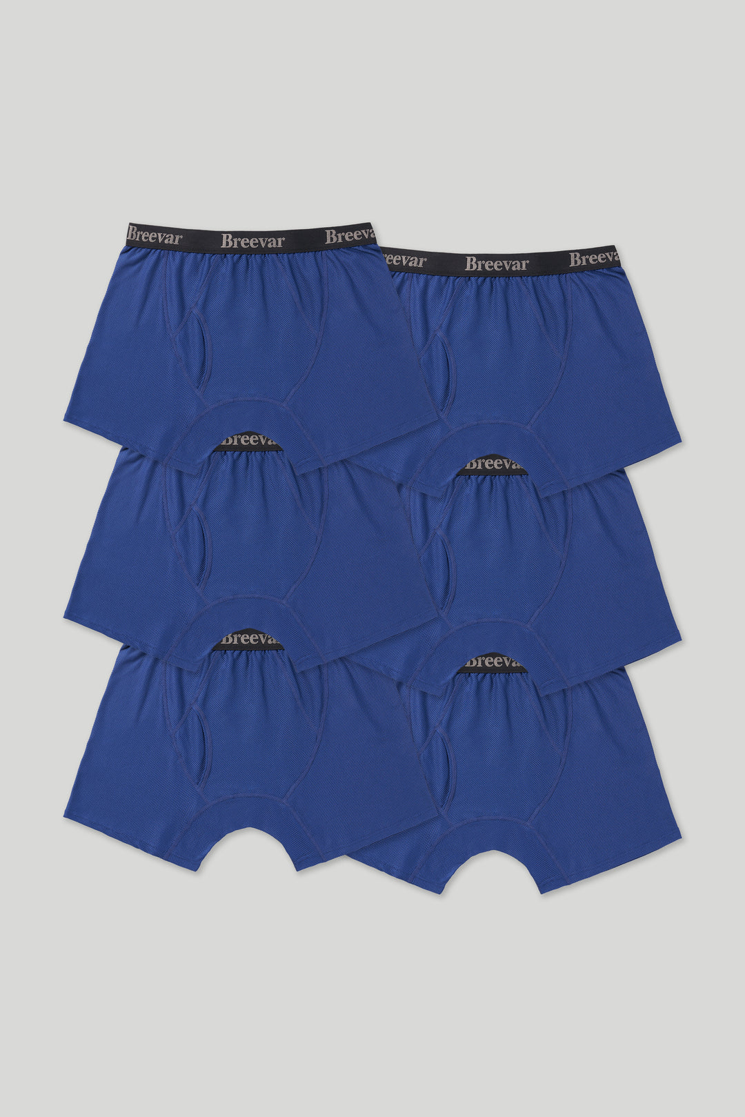 breevar men's mesh performance boxer brief black life style