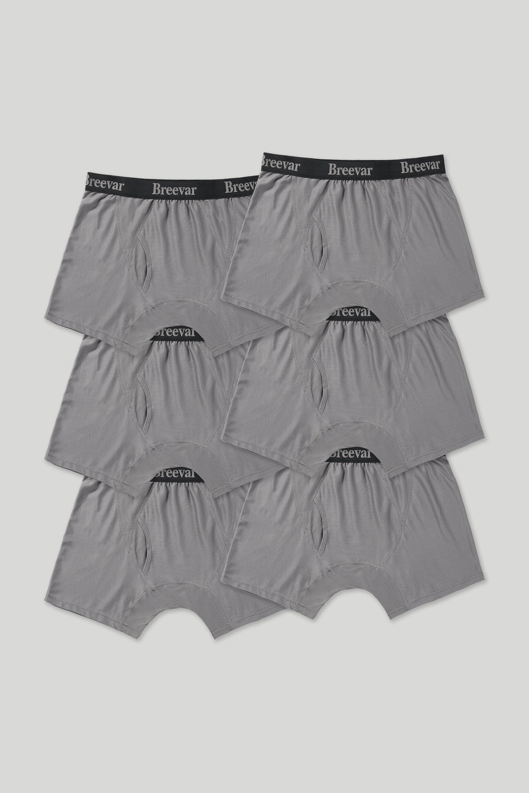 breevar men's mesh performance boxer brief black life style