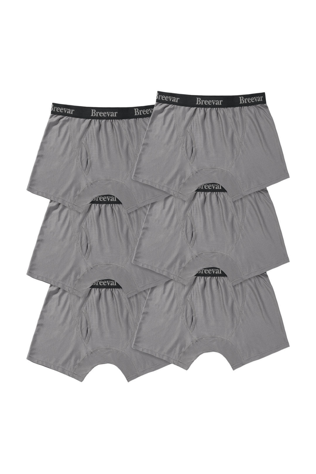 6-Pack Men's Mesh Performance Quick Dry Boxer Brief