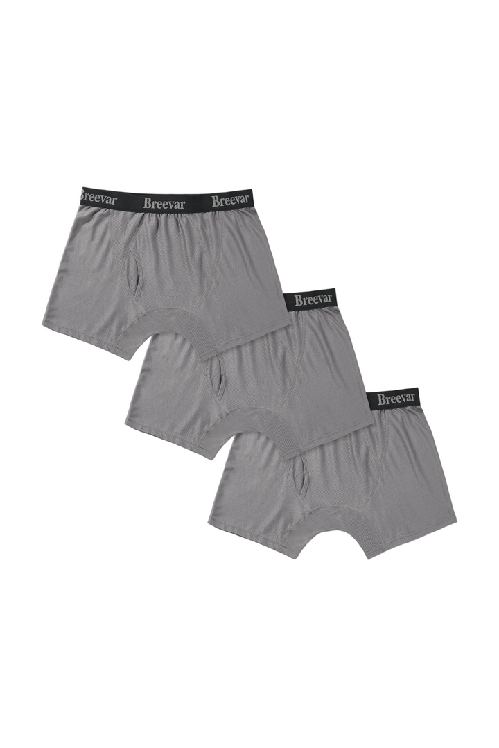 3-Pack Men's Mesh Performance Quick Dry Boxer Briefs