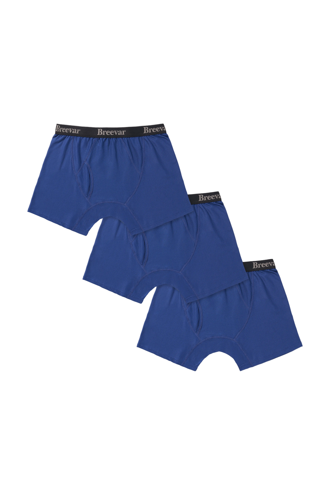 3-Pack Men's Mesh Performance Quick Dry Boxer Briefs