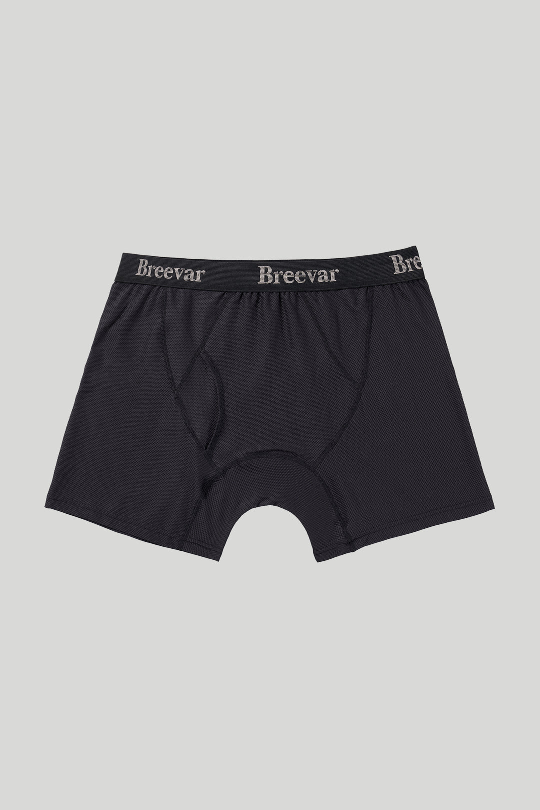 breevar men's mesh performance boxer brief black life style