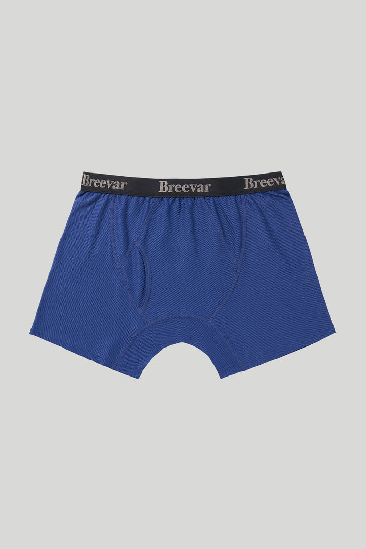 breevar men's mesh performance boxer brief black life style