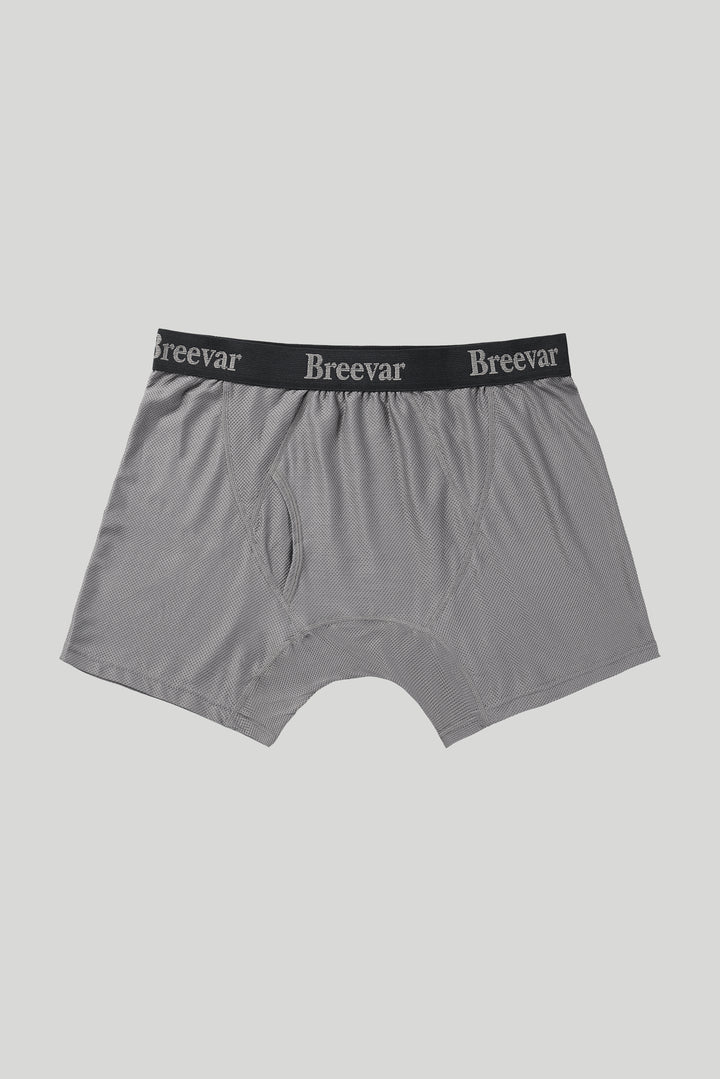 breevar men's mesh performance boxer brief black life style