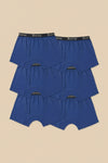 breevar men's mesh performance boxer brief blue 6-pack