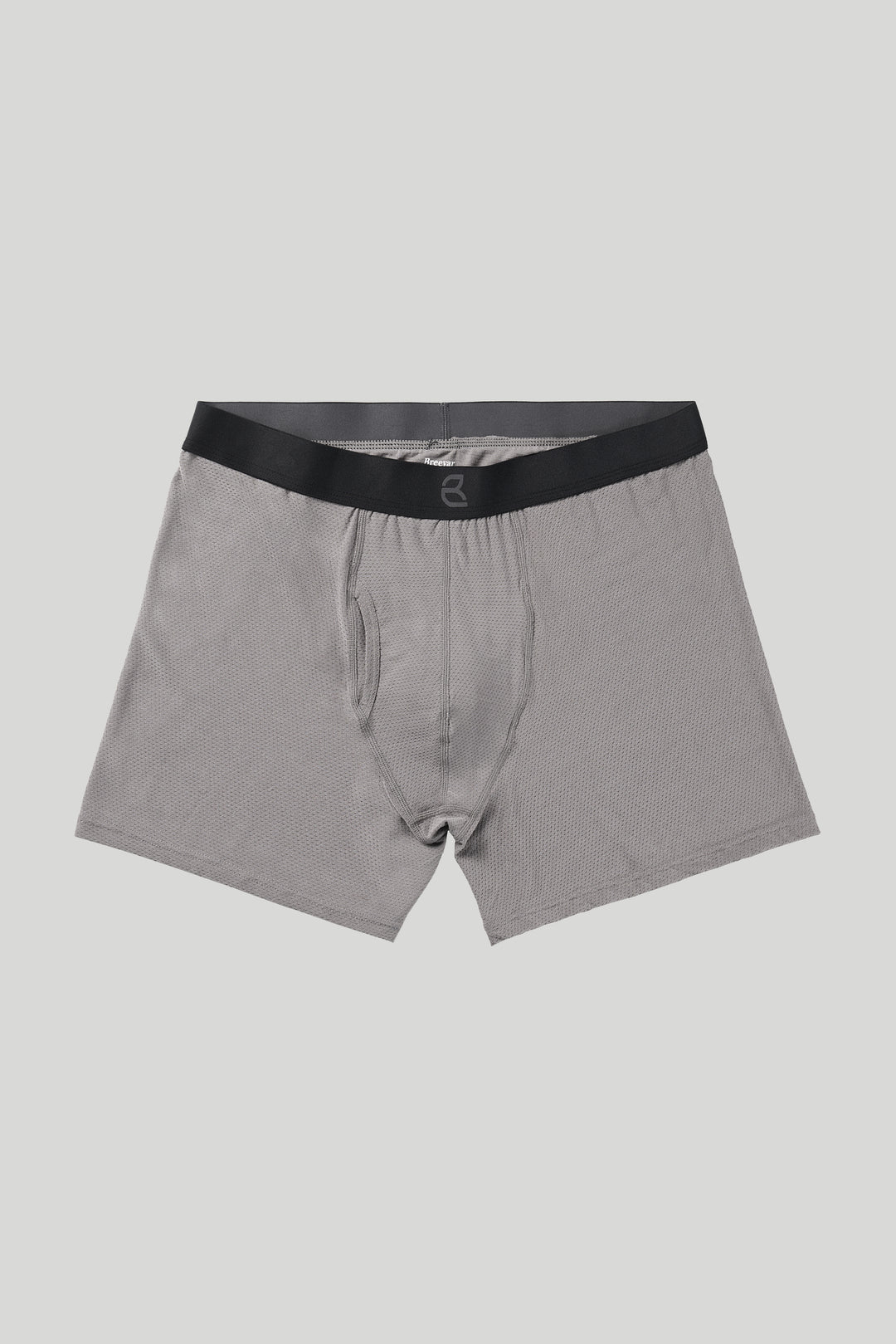 breevar mesh modal all day boxer brief gray