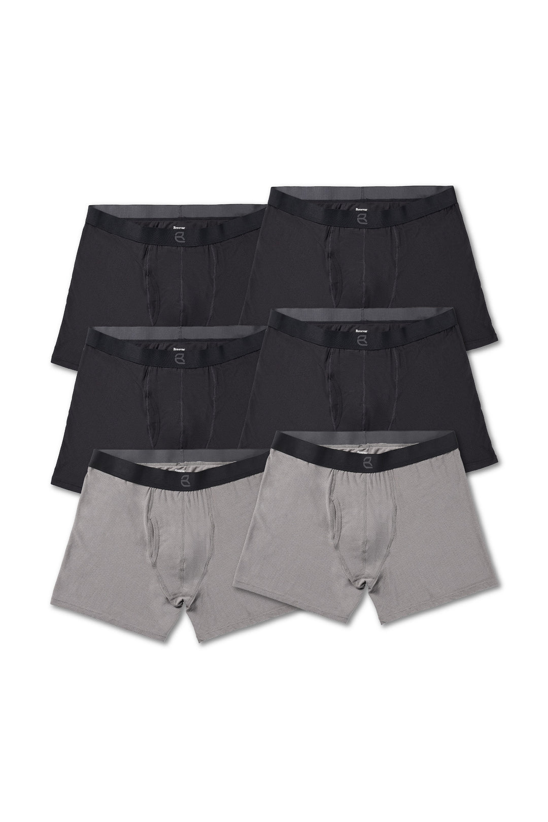 6-Pack Men's Mesh Modal All-Day 2nd Skin Boxer Brief