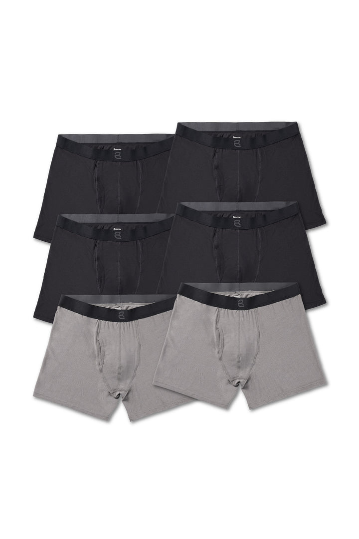 6-Pack Men's Mesh Modal All-Day 2nd Skin Boxer Brief