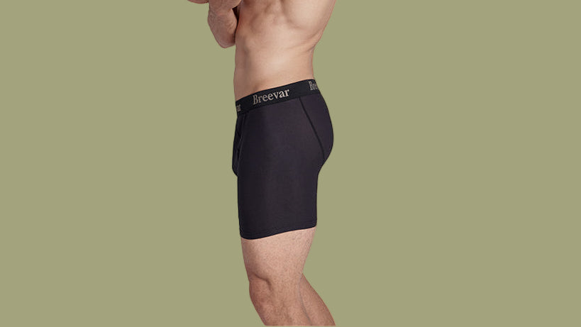 breevar mesh performance men's underwear black