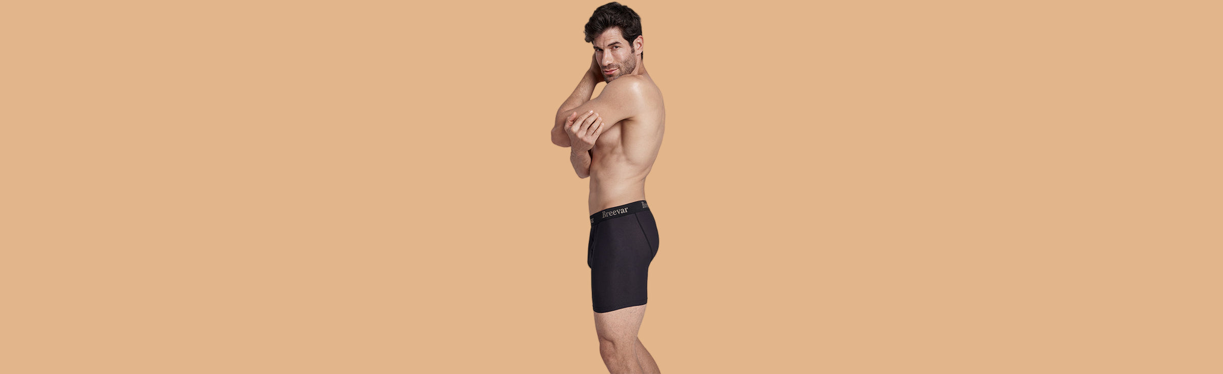 breevar mesh performance men's underwear black