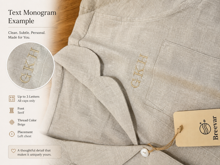 Monogram Text Personalization Add-On