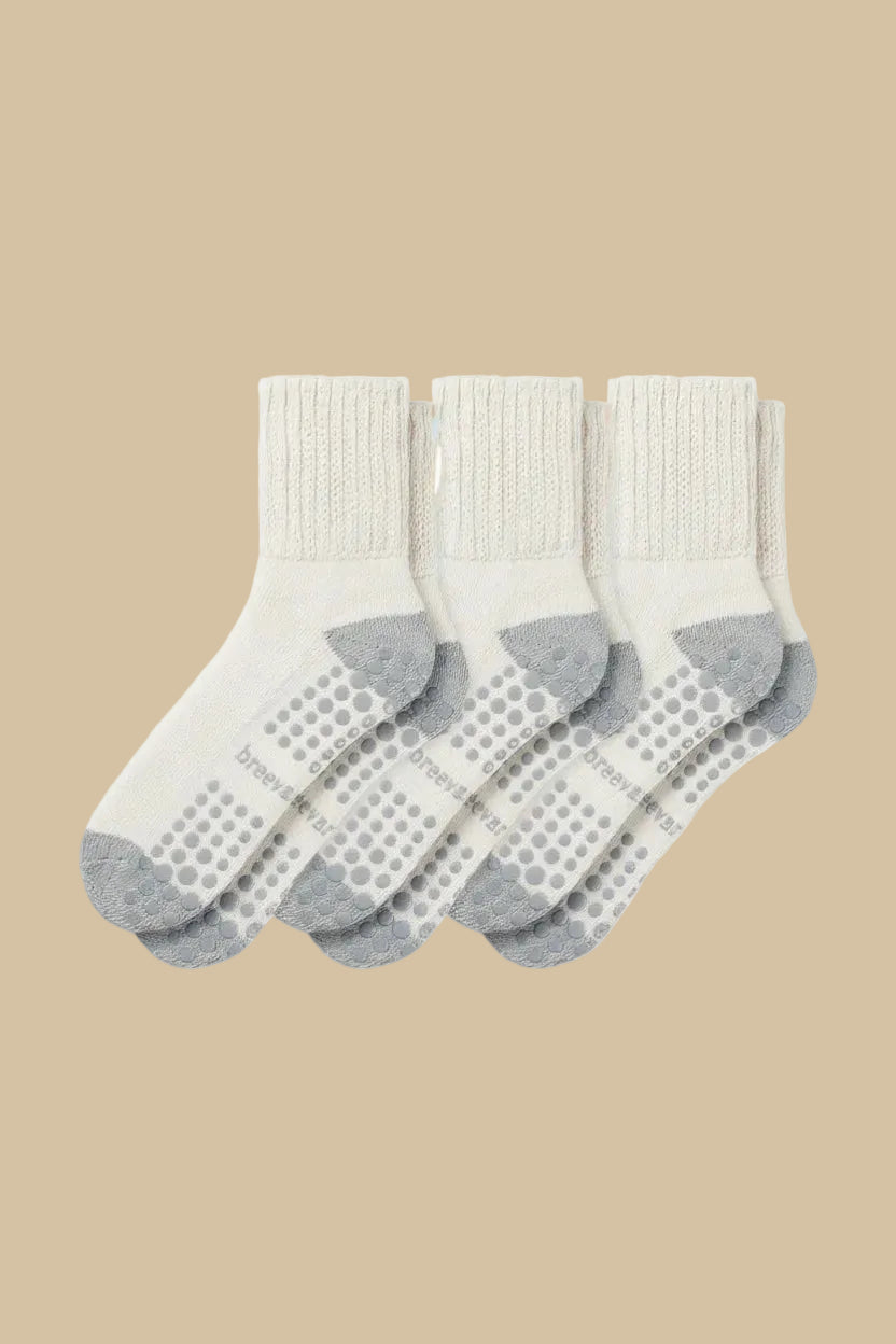 breevar women's work from home socks 3-pack