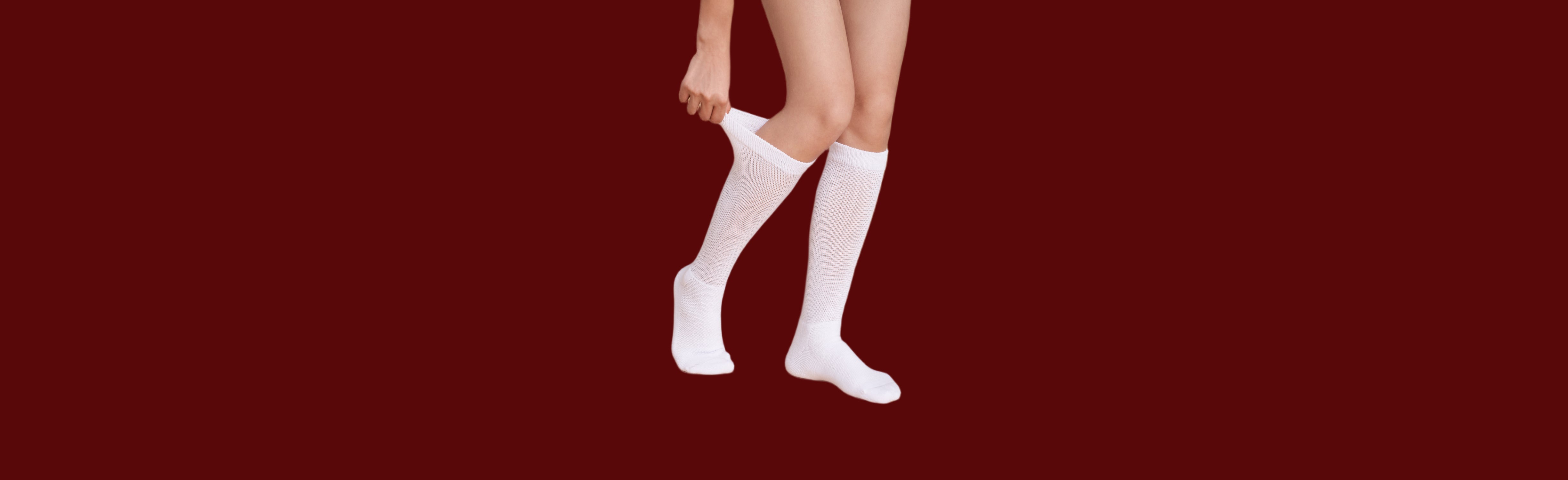 breevar women's white diabetic socks