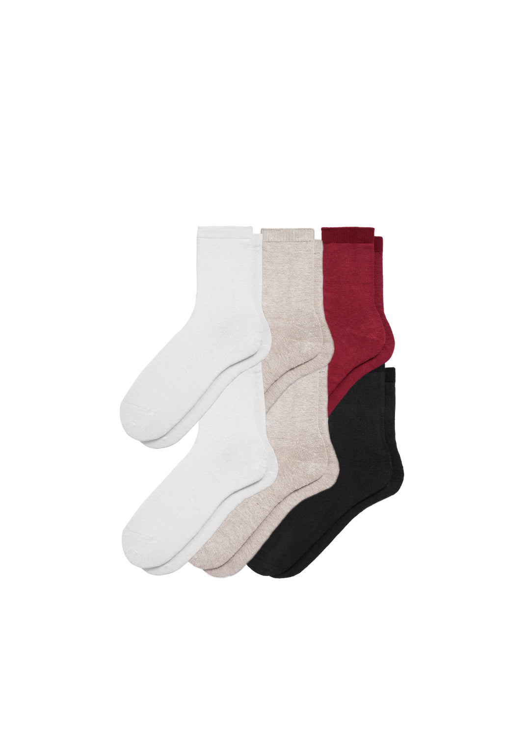 Women's Hemp Crew Socks 6-Pack