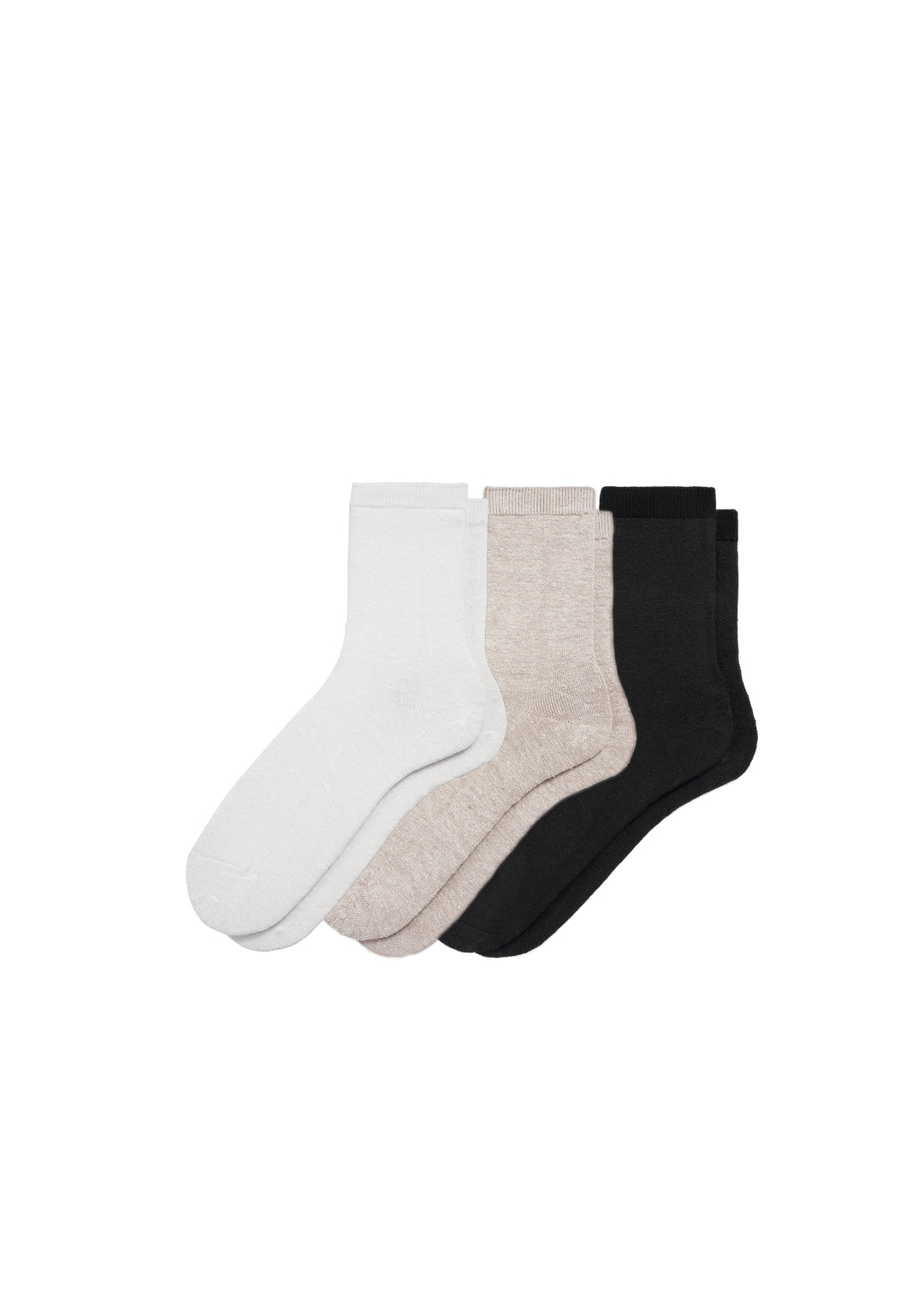 Women's Hemp Crew Socks 3-Pack