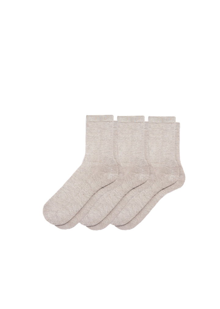 Women's Hemp Crew Socks 3-Pack