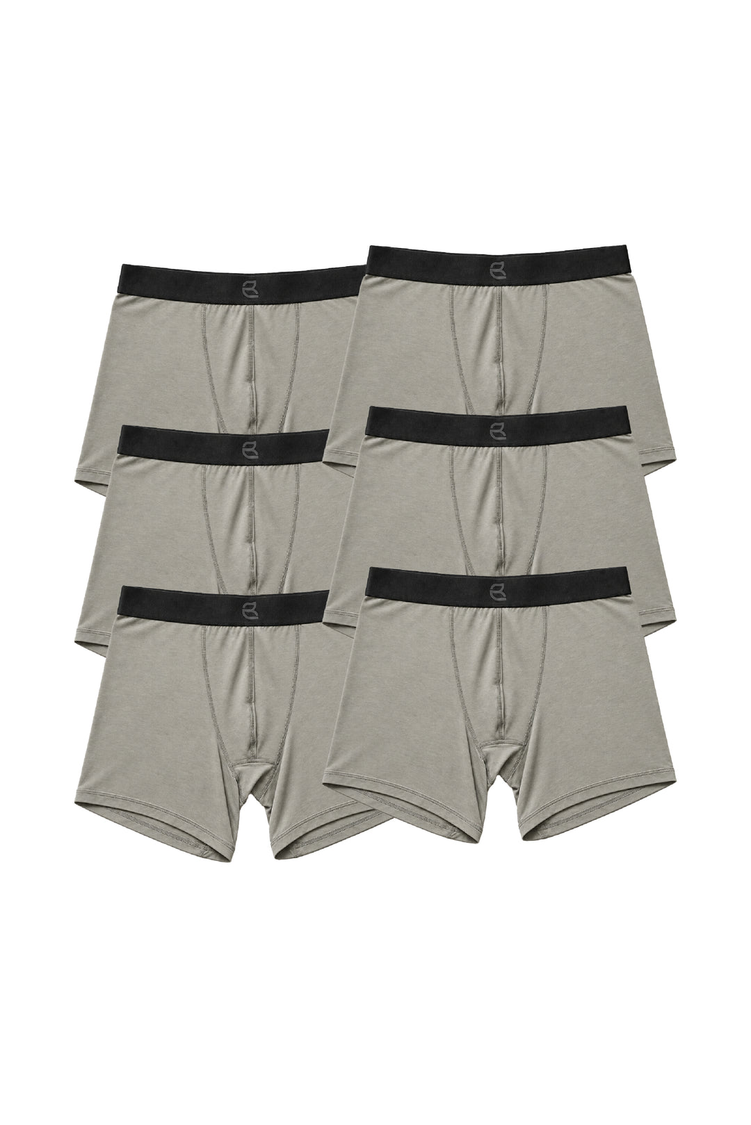 6-Pack Men's Modal Boxer Briefs – Ultra-Soft & Breathable Modal Underwear (60s Fine Yarn) | S–2XL