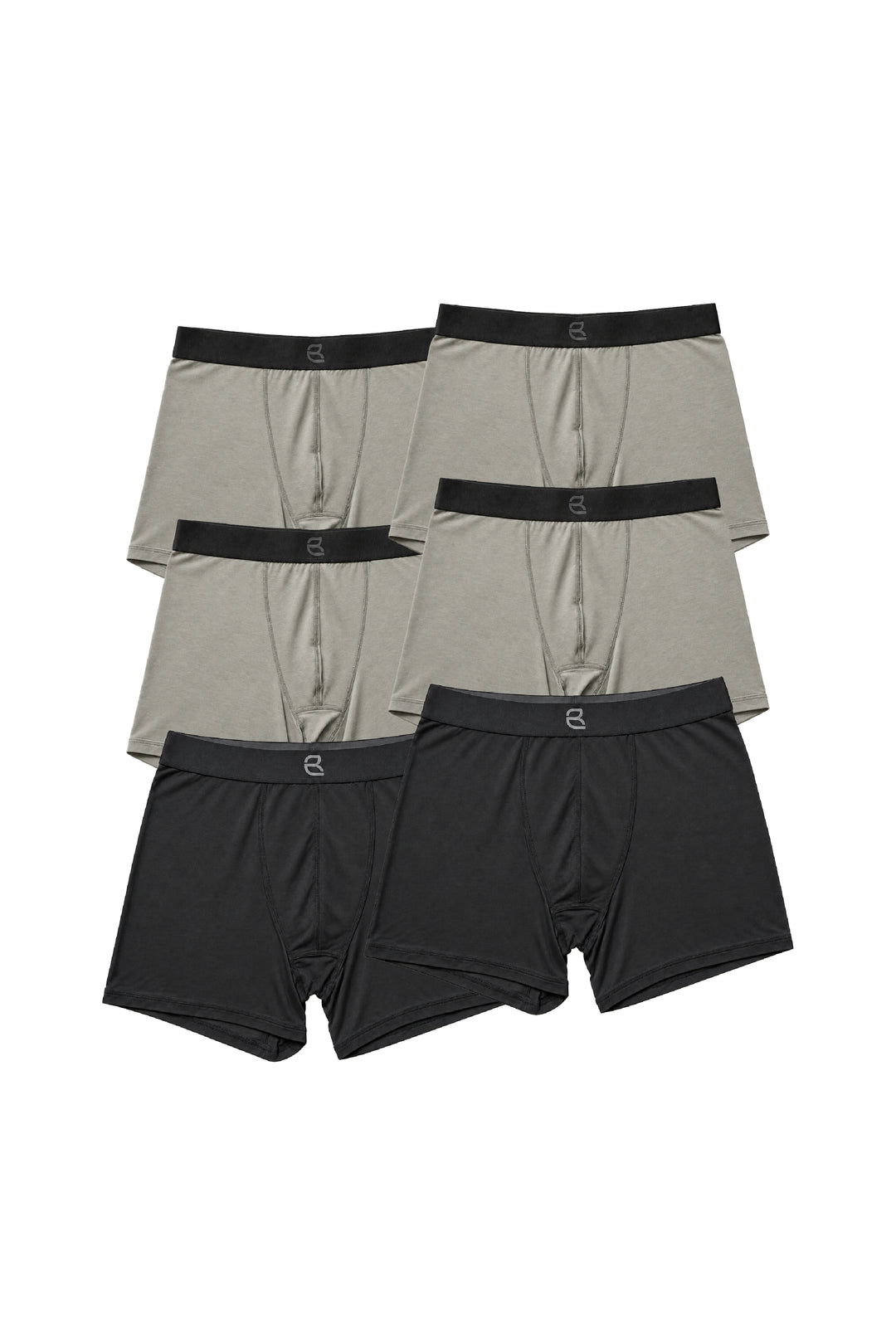 6-Pack Men's Modal Boxer Briefs – Ultra-Soft & Breathable Modal Underwear (60s Fine Yarn) | S–2XL