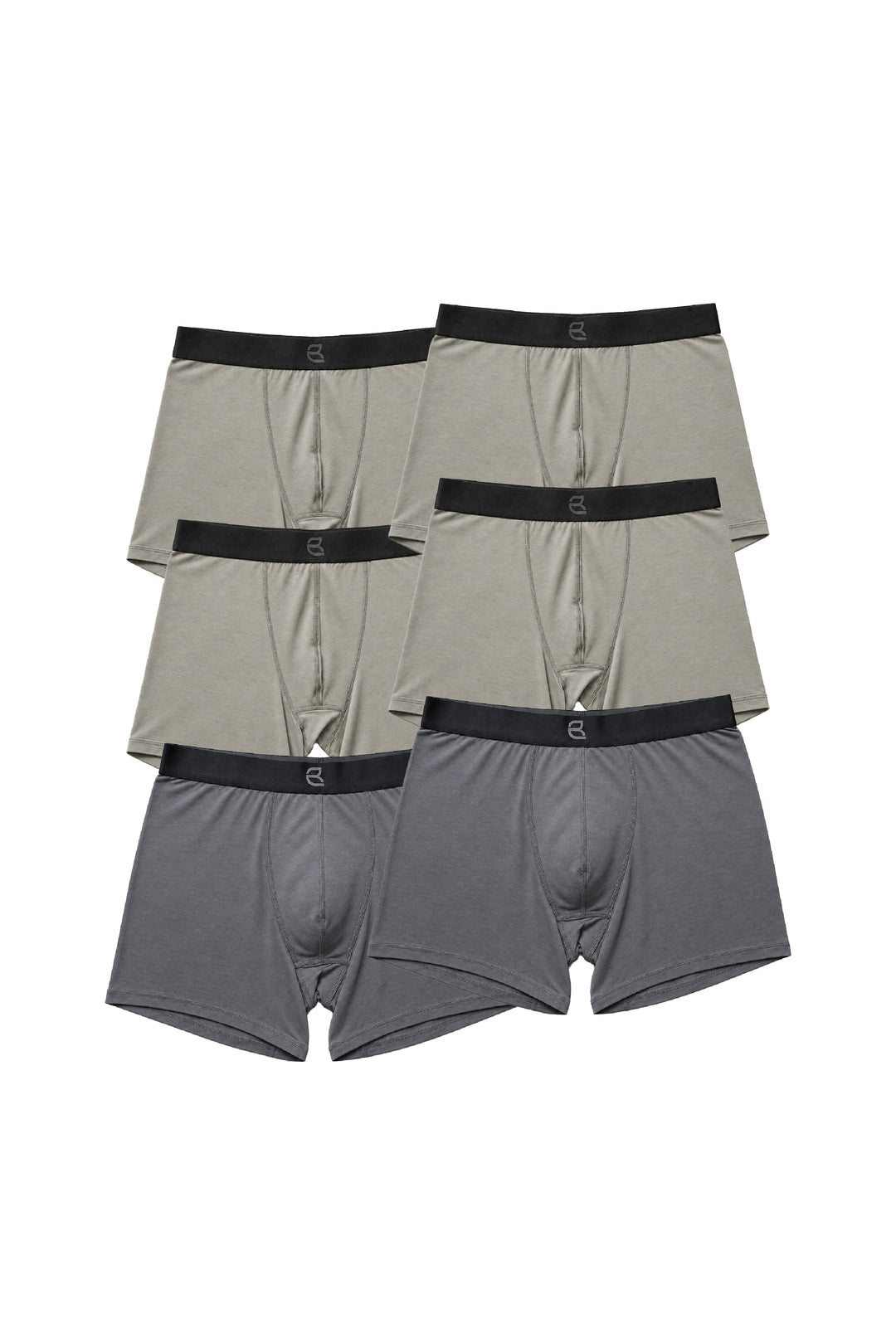 6-Pack Men's Modal Boxer Briefs – Ultra-Soft & Breathable Modal Underwear (60s Fine Yarn) | S–2XL