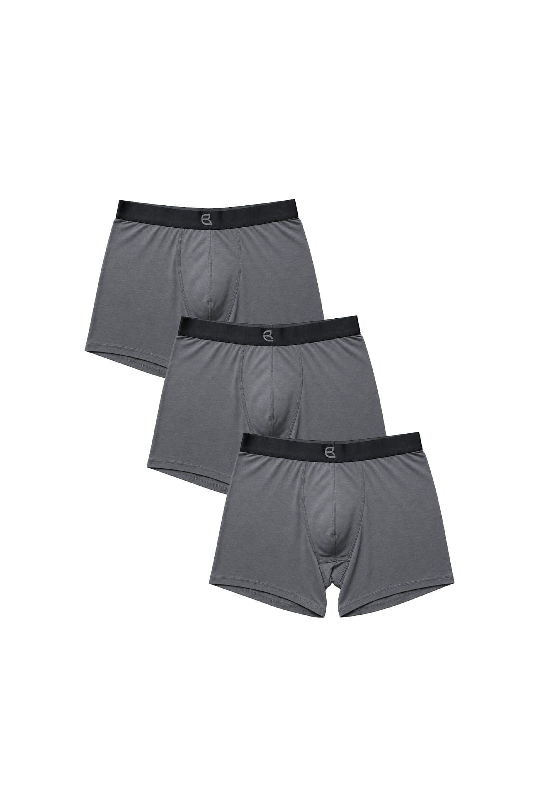 3-Pack Men's Modal Boxer Briefs – Ultra-Soft & Breathable Modal Underwear (60s Fine Yarn) | S–2XL