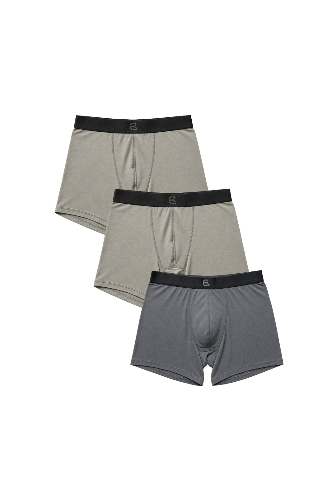 3-Pack Men's Modal Boxer Briefs – Ultra-Soft & Breathable Modal Underwear (60s Fine Yarn) | S–2XL
