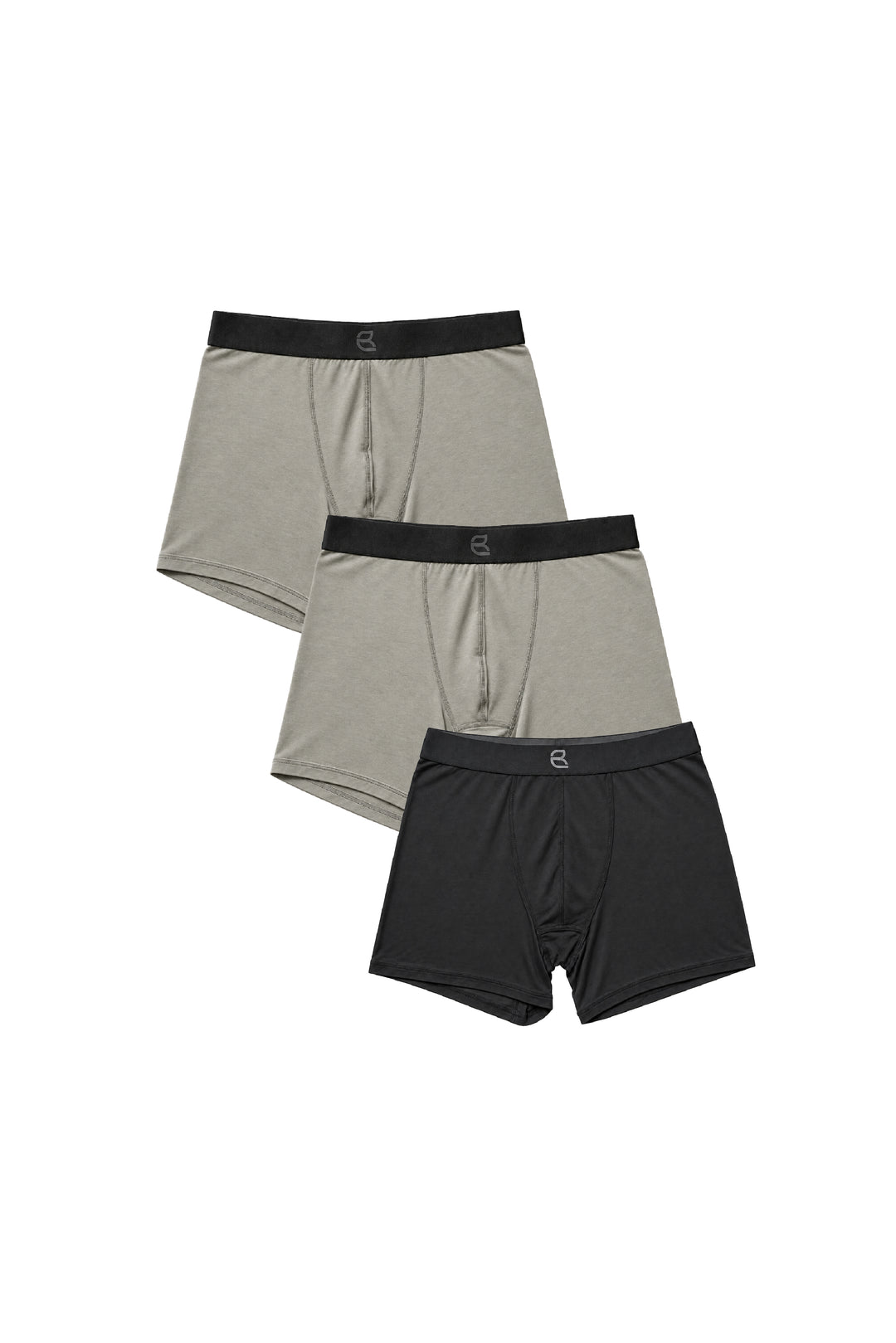 3-Pack Men's Modal Boxer Briefs – Ultra-Soft & Breathable Modal Underwear (60s Fine Yarn) | S–2XL