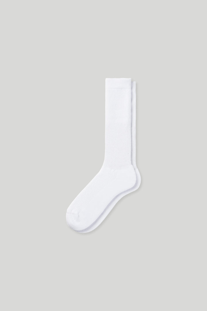 breevar men's diabetic socks white